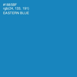 #1885BF - Eastern Blue Color Image